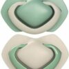 Canpol Babies Silicone Symmetrical Soother 18M Pure Color 2 Pcs 22657 Beige
