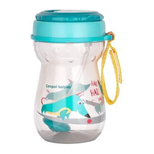 Canpol Babies Sport Cup With Weighted FlipTop Straw 350Ml 56518
