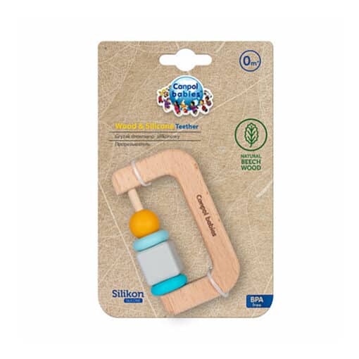 Canpol Babies WoodenSilicone Teether 80301