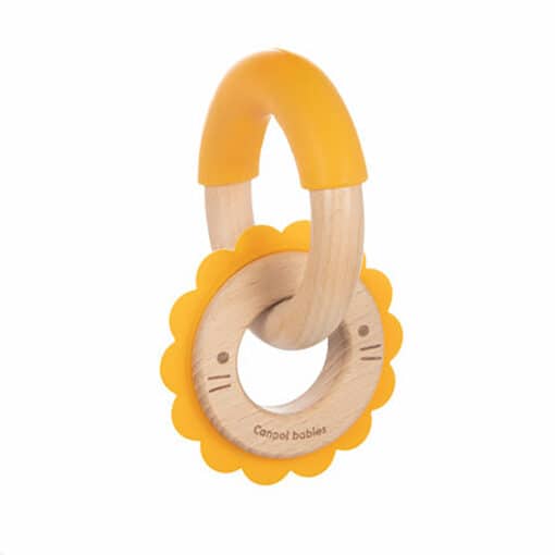 Canpol Babies WoodenSilicone Teether Lion 80300