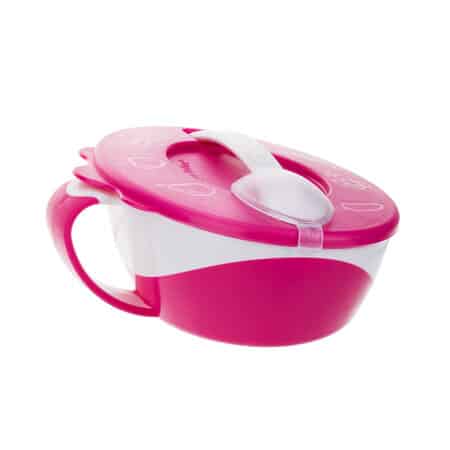 Canpol Bowl With Spoon Pink 31406 Pink