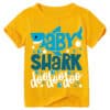 Casual T Shirt Baby Shark Doo Doo Gold