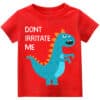 Casual T Shirt Dont Irritate Me Red