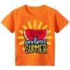 Casual T Shirt Endless Summer Orange