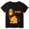 Casual T Shirt Lion King Black