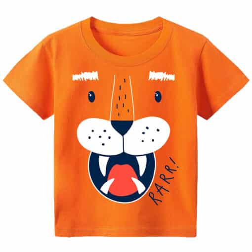 Casual T Shirt Lion Rarr Orange