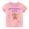 Casual T Shirt Pawsome Cute Pink