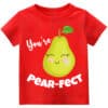 Casual T Shirt Your Are Pearfect Red