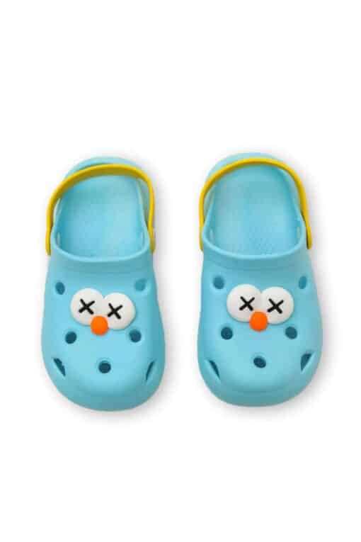 Character Crocs Hole Sandals Cross Eyes LIGHT BLUE