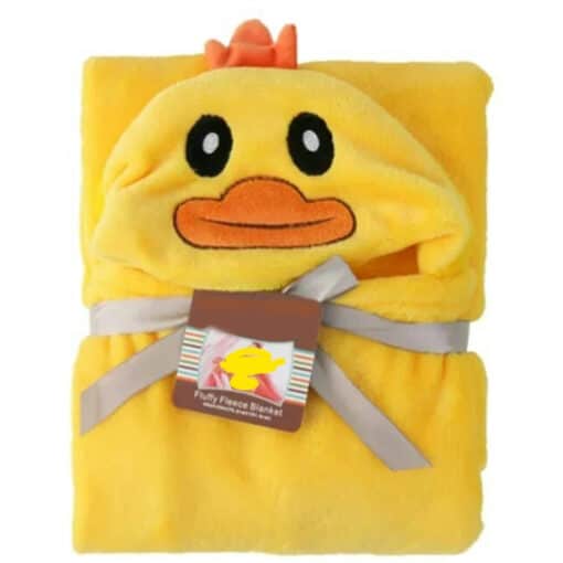 Character Hooded Blanket Duck YELLOW CROWN.