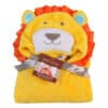Character Hooded Blanket Lion YELLOW.