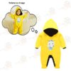 Custom Baby Jump Suit with Hoodie and Socks Kitty YELLOW 2 1