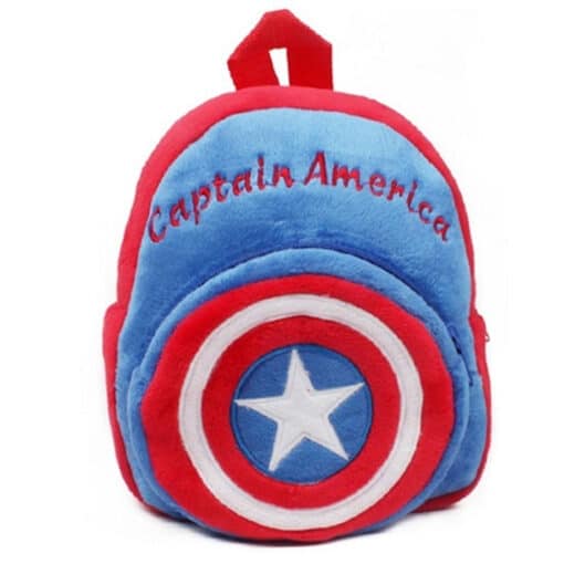 Cute Mini Children School Plush Bag Captain America.