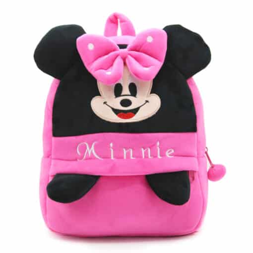 Disney Minnie Dark Pink School Travel Bag.