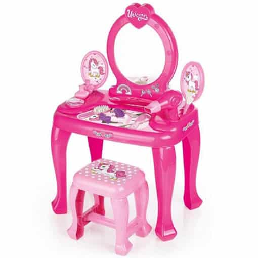 Dolu Unicorn Vanity Table And Stool Set 2561. 1