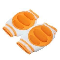 Elbow and Knee Protection Pads With Rubber Orange