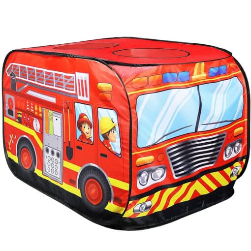 Fire Engine Play Tent House with Balls RED 1