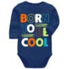 Full Sleeves Romper Born To Be Cool Navy Blue