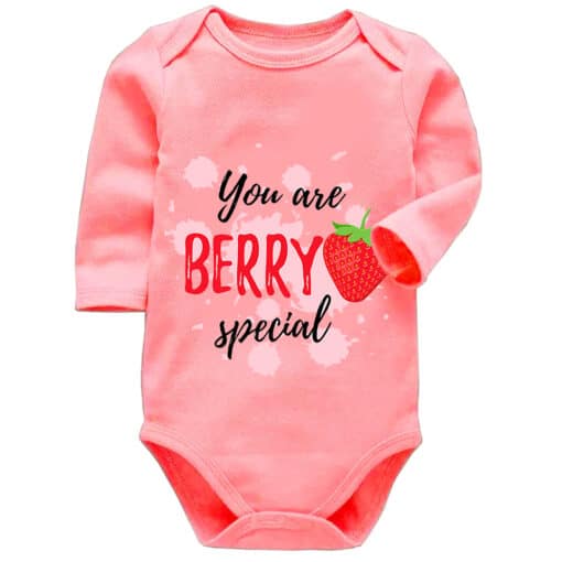 Full Sleeves Romper Your Are Berry Special Pink