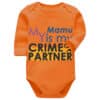 Full Sleeves mamu partner Romper Orange