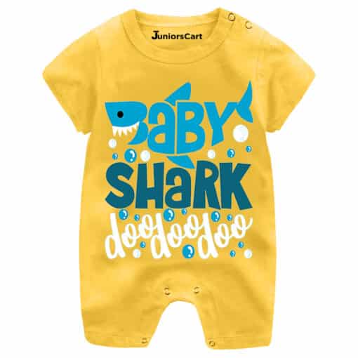 Half Romper Baby Shark Doo Doo Gold