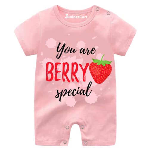 Half Romper Your Are Berry Special Pink