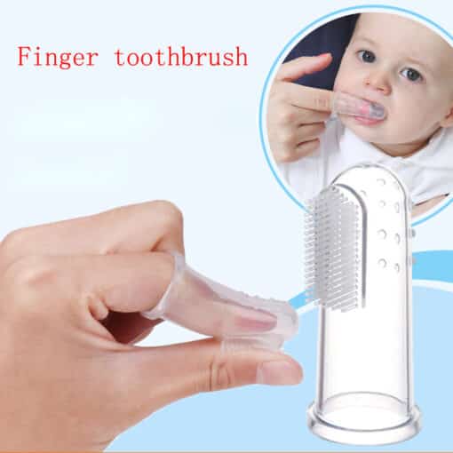 Infant Finger Toothbrush with Case Reference image 1