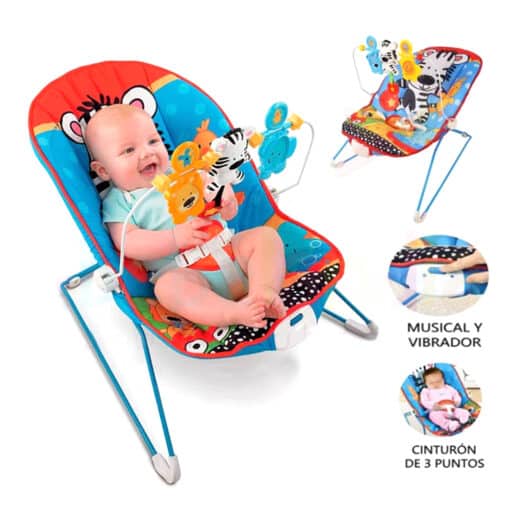 Infantes 68128 Music And Soothe Bouncer Blue. RI