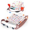 Infantes 8877 Baby Walker 2 in 1 Walk and Ride MULTI WHITE CAR
