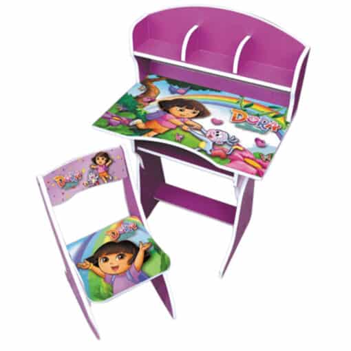 Infantes Kids Study and Activity Table with Chair Dora.