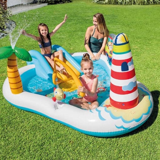 Intex Fishing Fun Play Center Inflatable Kiddie Pool 57162 RI