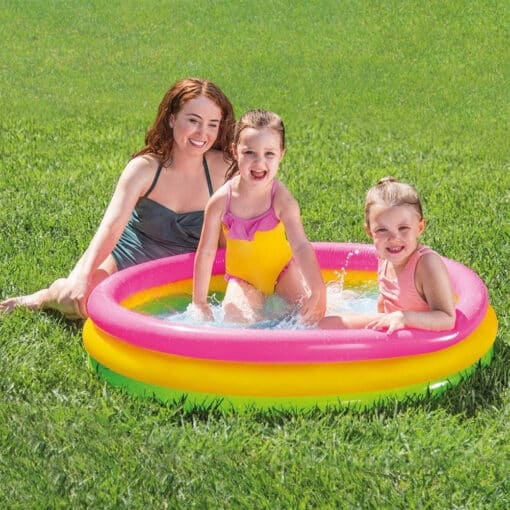 Intex Inflatable 3 Rings Sunset Baby Pool 57412 RI