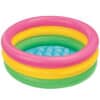 Intex Inflatable 3 Rings Sunset Colourful Pool 58924
