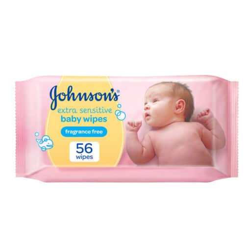 Jhonsons Baby Wipes.