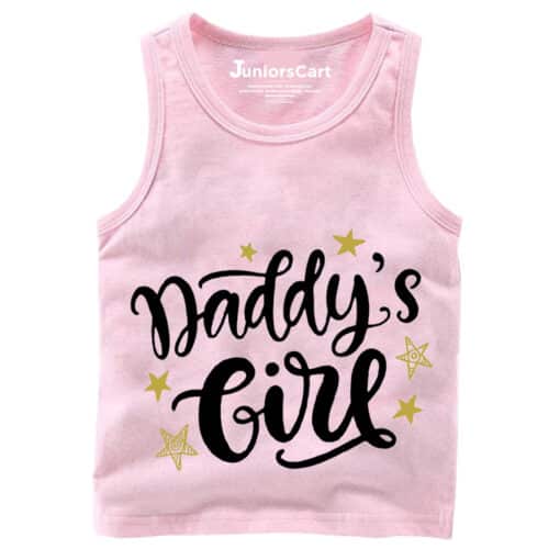 Kids Sando Daddys Girl Pink
