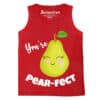 Kids Sando Your Are Pearfect Red