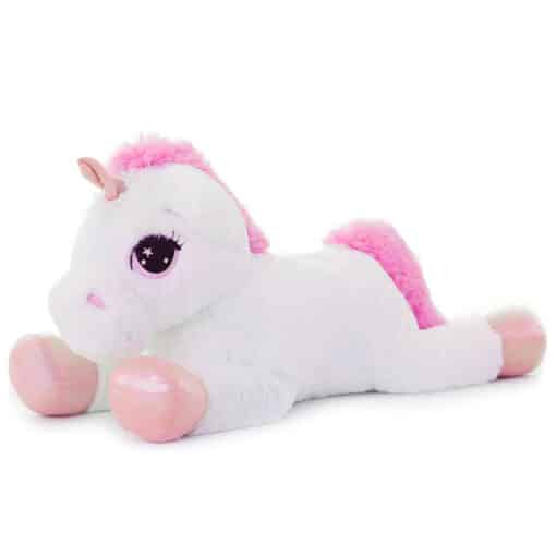 Kids Unicorn Sleeping Pillow Play Toy White.