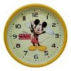 Kids Wall Clock Yellow Mickey Mouse