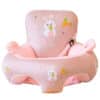 Learn to Sit Baby Floor Seat with Safety Belt PINK RABBIT.