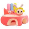 Learn to Sit with Back Support 3D Character Baby Floor Seat Doll Face.