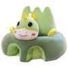 Learn to Sit with Back Support 3D Character Baby Floor Seat Green Dark Green Character.