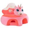 Learn to Sit with Back Support 3D Character Baby Floor Seat Pink Unicorn.