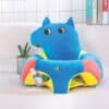 Learn to Sit with Back Support Baby Floor Seat New Side Face Cute BLUE1