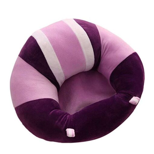 Learn to Sit with Back Support Baby Floor Seat Pink Purple r
