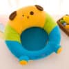 Learn to Sit with Back Support Baby Floor Seat Puppy BLUE GREEN YELLOW
