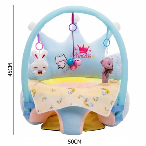 Learn to Sit with Back Support Baby Floor Seat with Toy Bar REF