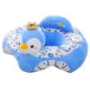 Learn to Sit with Back Support Character Baby Floor Seat Blue Penguin.