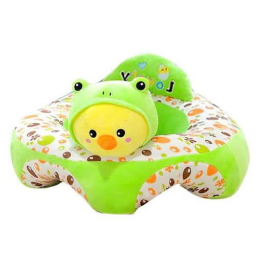 Learn to Sit with Back Support Character Baby Floor Seat Green Duck.