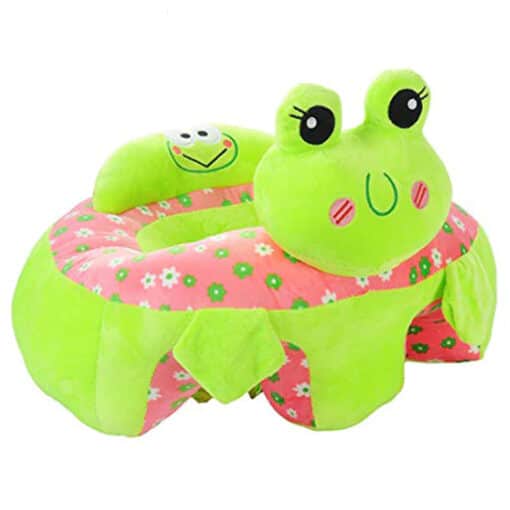 Learn to Sit with Back Support Character Baby Floor Seat Green Frog.