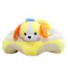 Learn to Sit with Back Support Character Baby Floor Seat Yellow Puppy.
